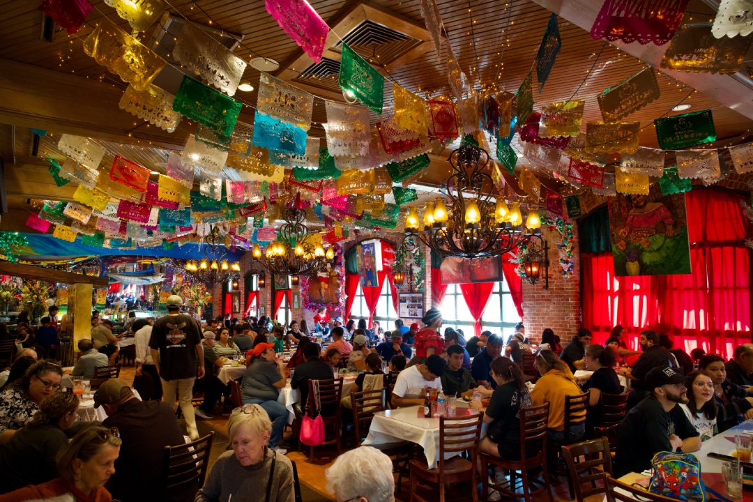 San Antonio, Texas, United States of America - 2022.12: Mi Tierra Cafe and Bakery in Historic Market Square