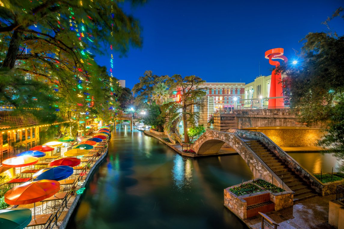 River Walk in San Antonio, Texas USA