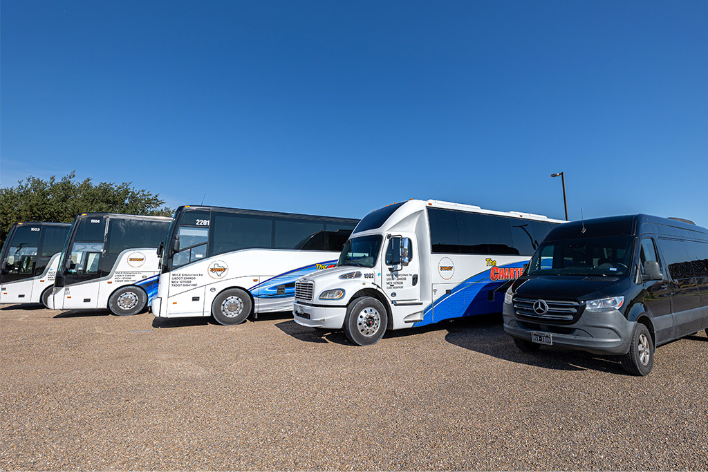 Tour buses and vans from RGVT Charter Bus