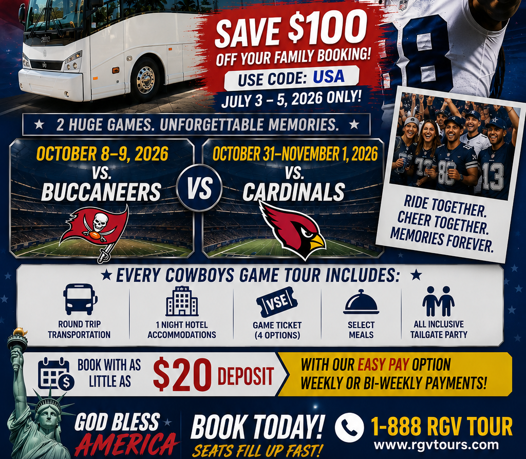 Cowboys Dallas vs Tampa Bay Buccaneers 2026
