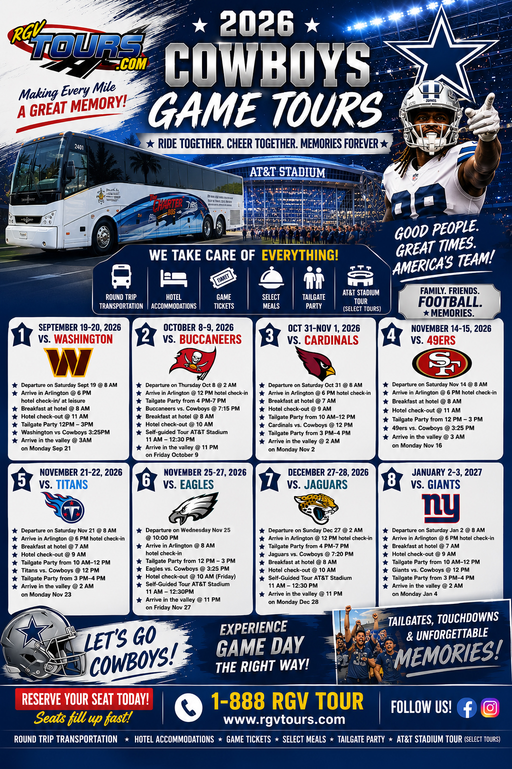 Protected: Dallas Cowboys 2026 Tours